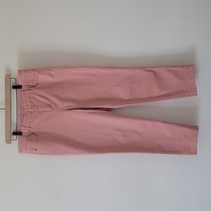 Chico's So Slimming Girlfriend Ankle Jeans Size 10/Medium Dusty Coral